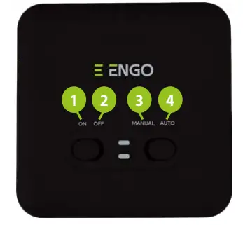 ENGO CONTROLS E901WIFI Wireless Internet Thermostat Wi-Fi - receiver
