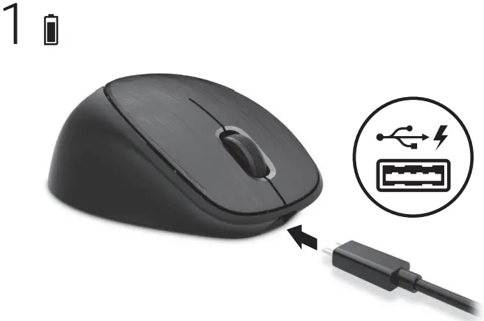 hp HSA S002M Wireless Premium Laser Mouse - Figure 1