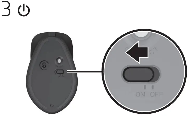 hp HSA S002M Wireless Premium Laser Mouse - Figure 3