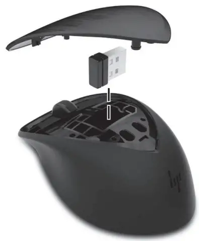 hp HSA S002M Wireless Premium Laser Mouse - Figure 5