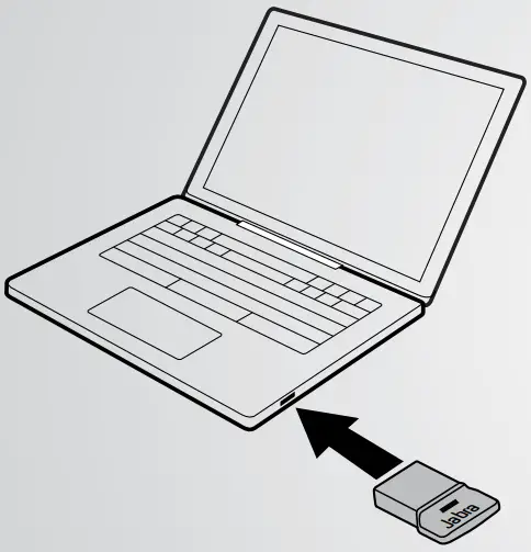 Jabra EVOLVE 65e In-Ear Headphones - Connect to computer