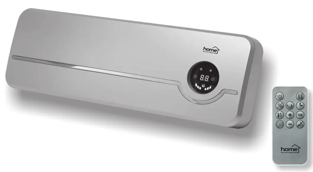 SOMOGYI ELEKTRONIC FKF 56202 Wall Mounted Fan Heater