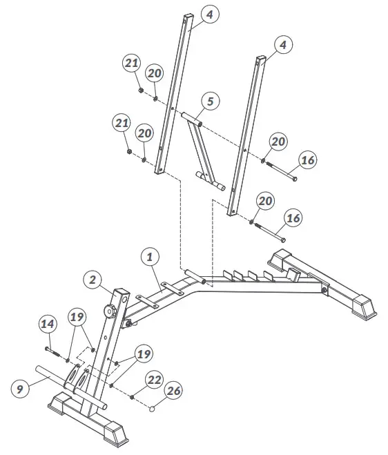 BLUEFIN Lift Weights Bench-Step 3
