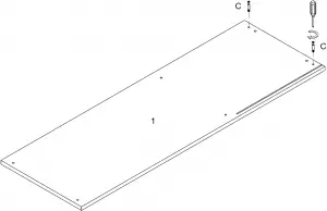 B48CLY - Part List 1 - Step 1