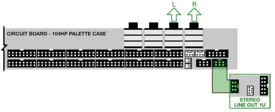 intellijel Palette Cases - Audio Jacks Connector