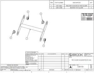 BRODA Glider Parts Schematic Drawings 5