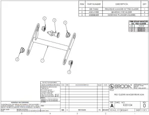 BRODA Glider Parts Schematic Drawings 6