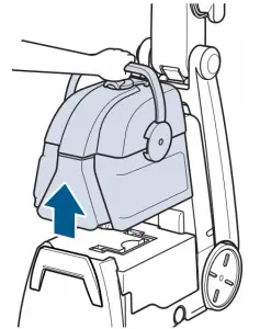 Bissell-86T3-Emptying-Dirty-Water-Tank