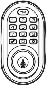 Yale YRD216 - Keyed lock 1