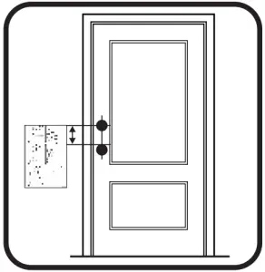 Yale YRD216 - Measure Clearance