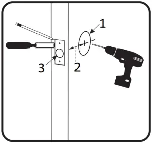 Yale YRD216 - Preparing door & Frame 1