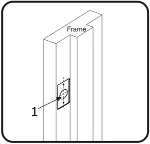 Yale YRD216 - Preparing door & Frame 2