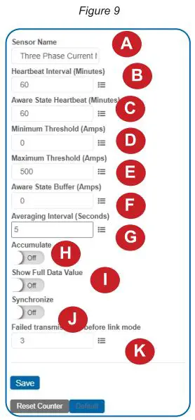 MONNIT 20 Amp Three Phase Current Meter User Guide - Figure 9