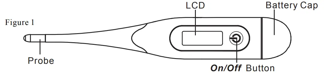 Dr Odin MT-4333 Instant Flexible Digital Thermometer 10 Secondes - PRODUCT ILLUSTRATION