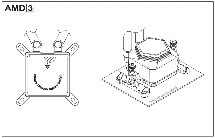 SILVERSTONE PF120 ARGB CPU Cooler-AMD 3