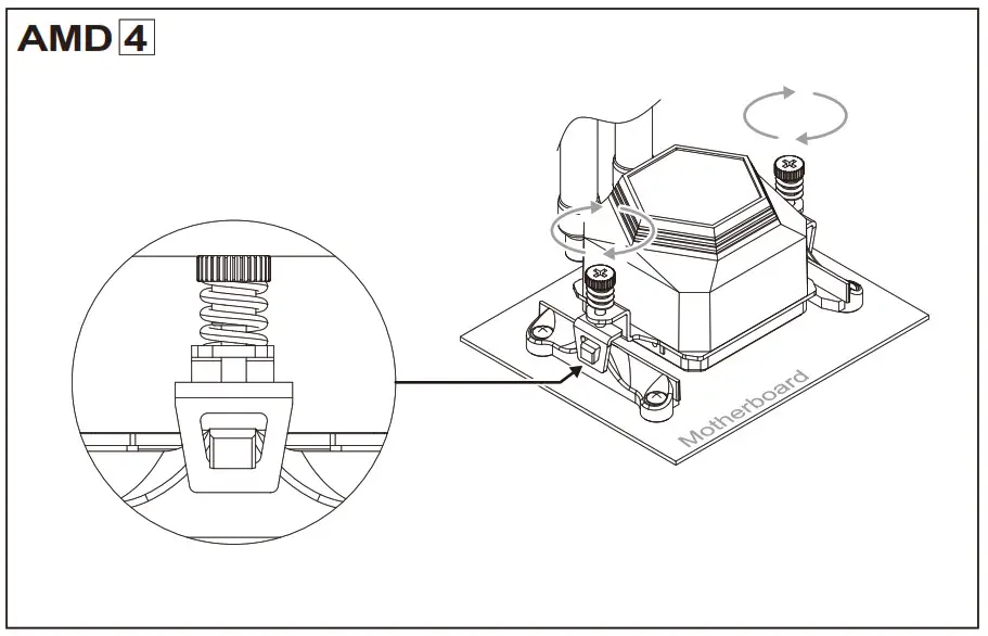 SILVERSTONE PF120 ARGB CPU Cooler-AMD 4
