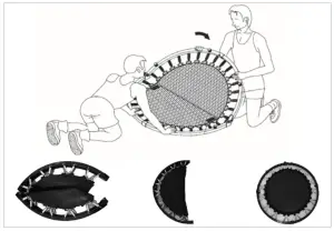 VirtuFit Foldable Fitness Trampoline - STEP 1