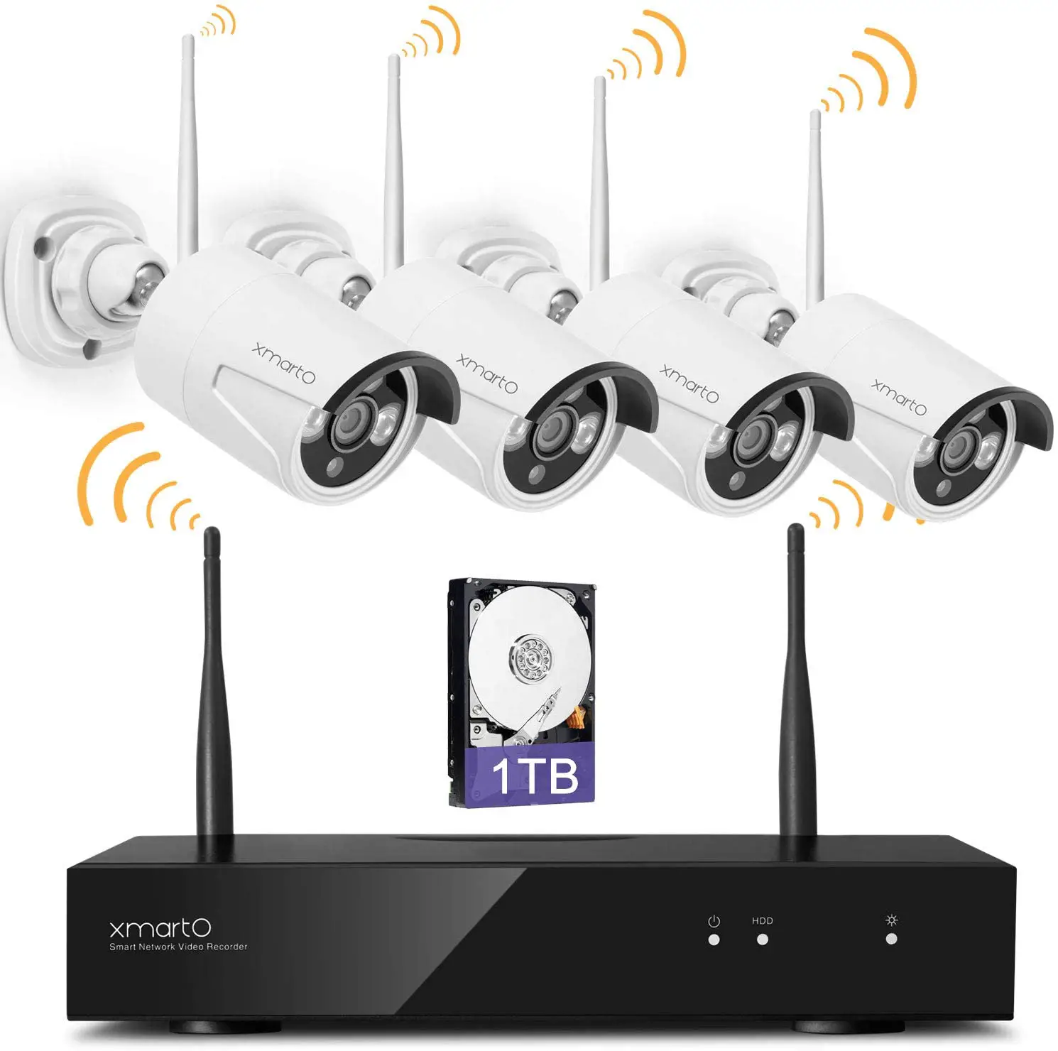 xmarto HD Wi-Fi Security Camera System