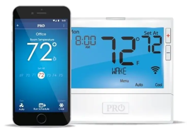 PRO1 T855ISH-Wifi Programmable Thermostat User Guide
