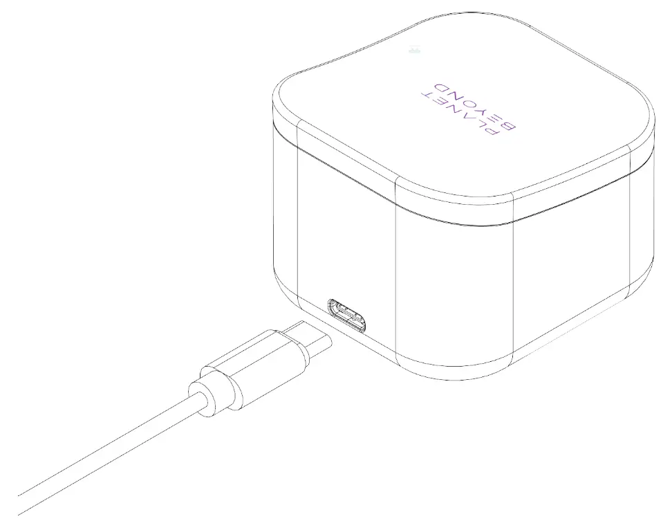 PLANET BEYOND EVR01 02 03 True Wireless Earbuds - Charging the case