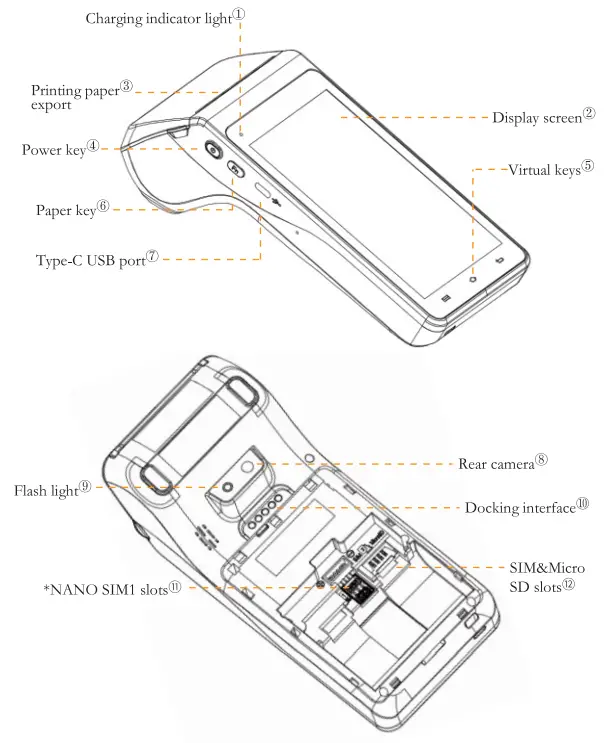 Vanstone Electronic A78 Cloud POS Terminal - Product Description