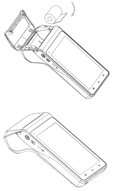 Vanstone Electronic A78 Cloud POS Terminal - Quick installation 1
