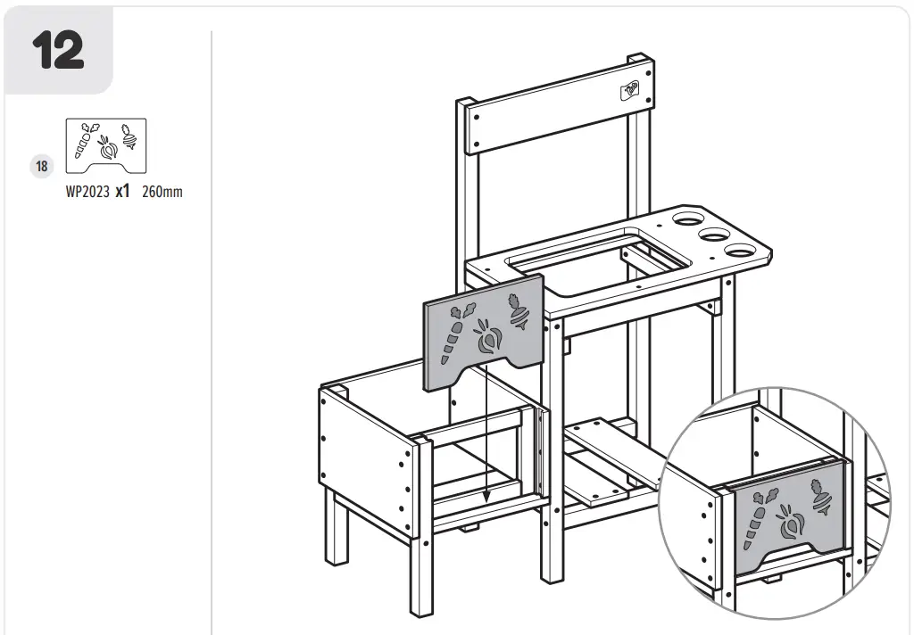TP677U Wooden Gardening Station fig20