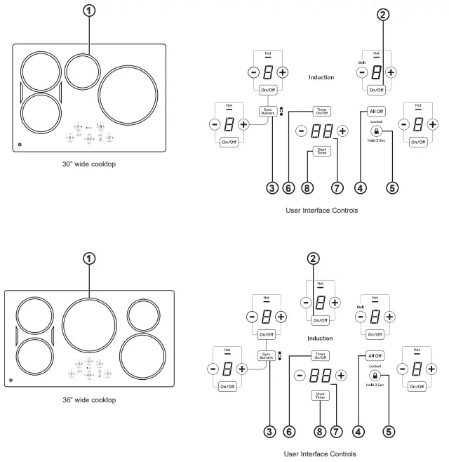 GE Profile PHP9030 Built-In Touch Control Induction Cooktop 1