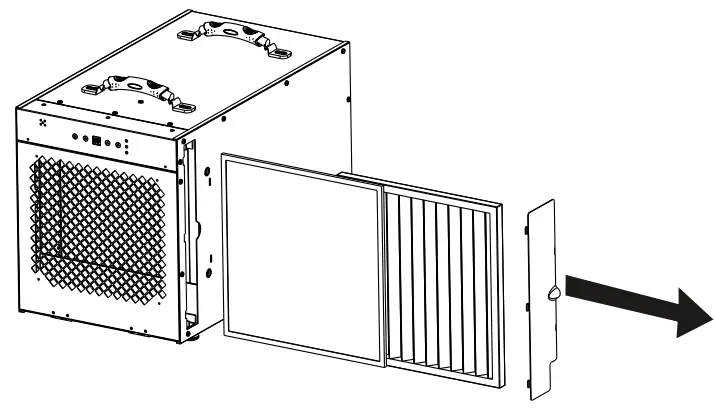 baseaire AirWerx 100X Dehumidifier for Basement and Whole House - fig 2