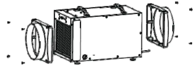 baseaire AirWerx 100X Dehumidifier for Basement and Whole House - fig 3