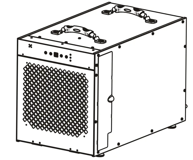 baseaire AirWerx 100X Dehumidifier for Basement and Whole House