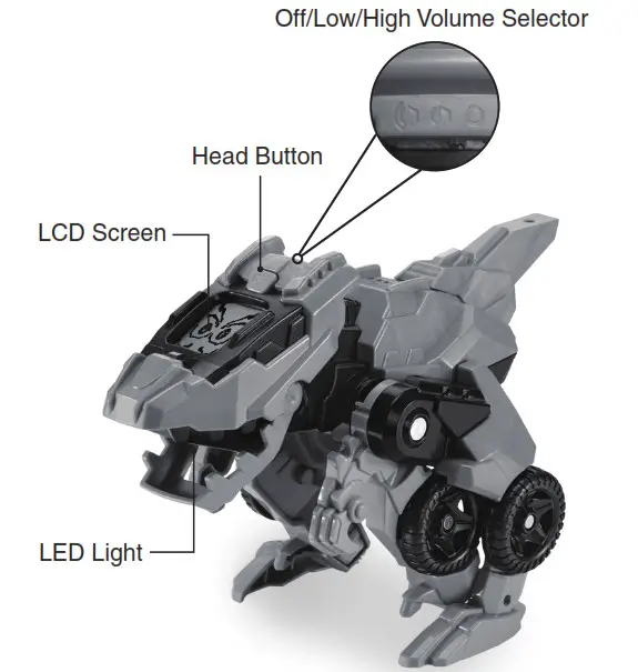vtech 538100 Switch and Go Velociraptor Racer Car- INTRODUCTION