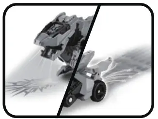 vtech 538100 Switch and Go Velociraptor Racer Car- LED Lights