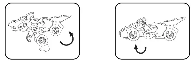 vtech 538100 Switch and Go Velociraptor Racer Car- TRANSFORMATION 2