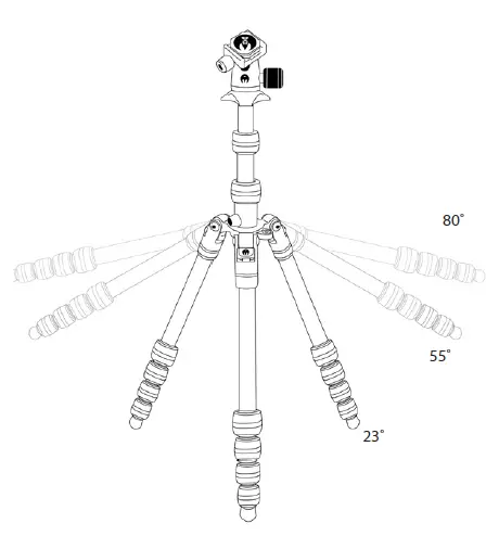 3 Legged Thing B01MFE0P9D Punks Corey Magnesium Alloy Ultra Compact Travel Tripod featured fig 2