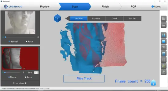 Revopoint POP - Start scanning 10