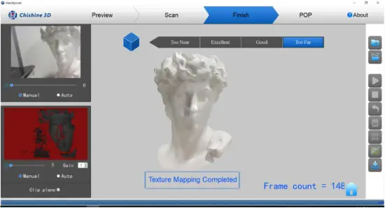 Revopoint POP - Start scanning 20