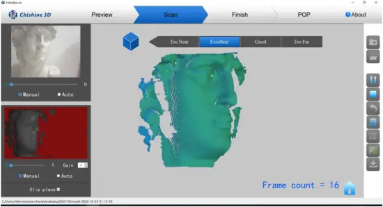 Revopoint POP - Start scanning 9