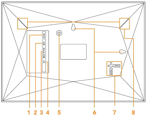 BAUHN AWDPF-0222 10.1 Inch WiFi Digital Photo Frame fig 2