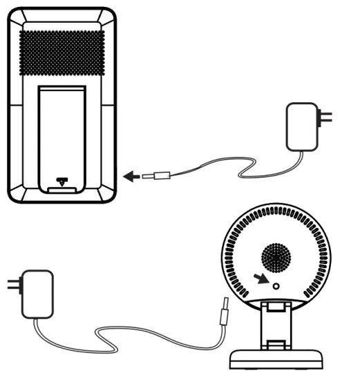 Shenzhen Lianhua Electronic HM25PU Baby Monitor - connect