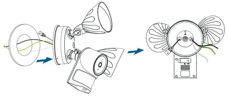 FOSCAM 4MP Floodlight Camera - Installing the Junction Box 2