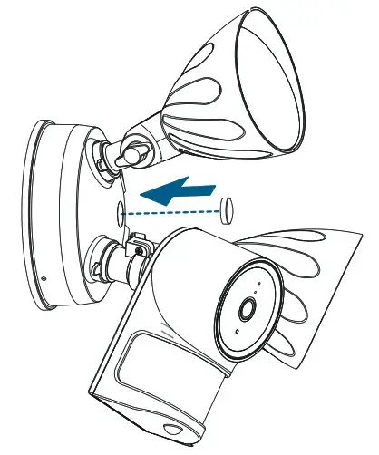 FOSCAM 4MP Floodlight Camera - Mount Floodlight Camera On the Junction Box 2