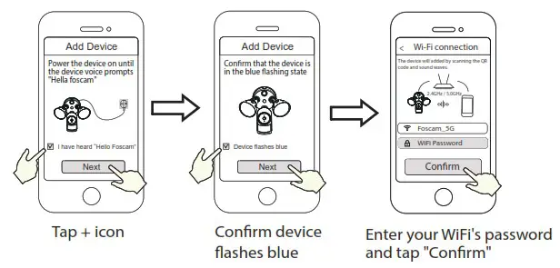 FOSCAM 4MP Floodlight Camera - Wifi Connection 4