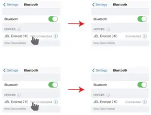 Connect to bluetooth device