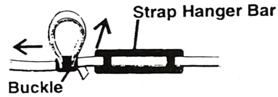 ADJUSTING THE SHOULDER STRAP