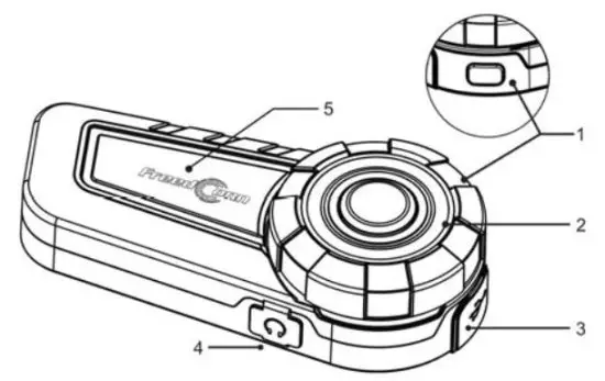 FreedConn KY PRO Motorcycle Bluetooth Communication System - Communication