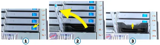 TrueNAS R Series Unified Storage Arrays - Installing Hard Drives