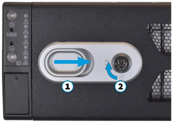 TrueNAS R Series Unified Storage Arrays - pulling the bezel