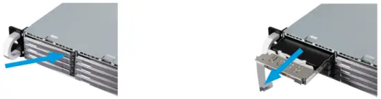 TrueNAS R Series Unified Storage Arrays - tray locking arm