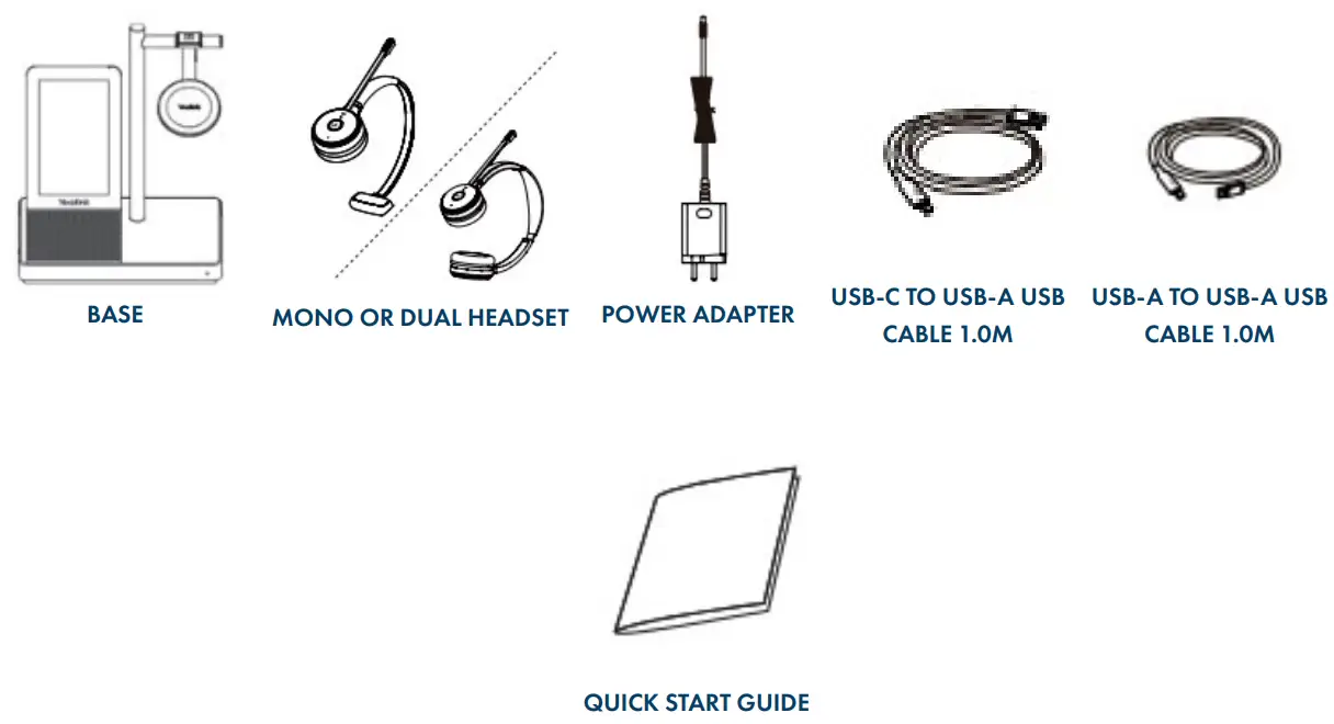 Northland COMMUNICATIONS WH66 Yealink Mono or Dual Dect Headset - fig 2